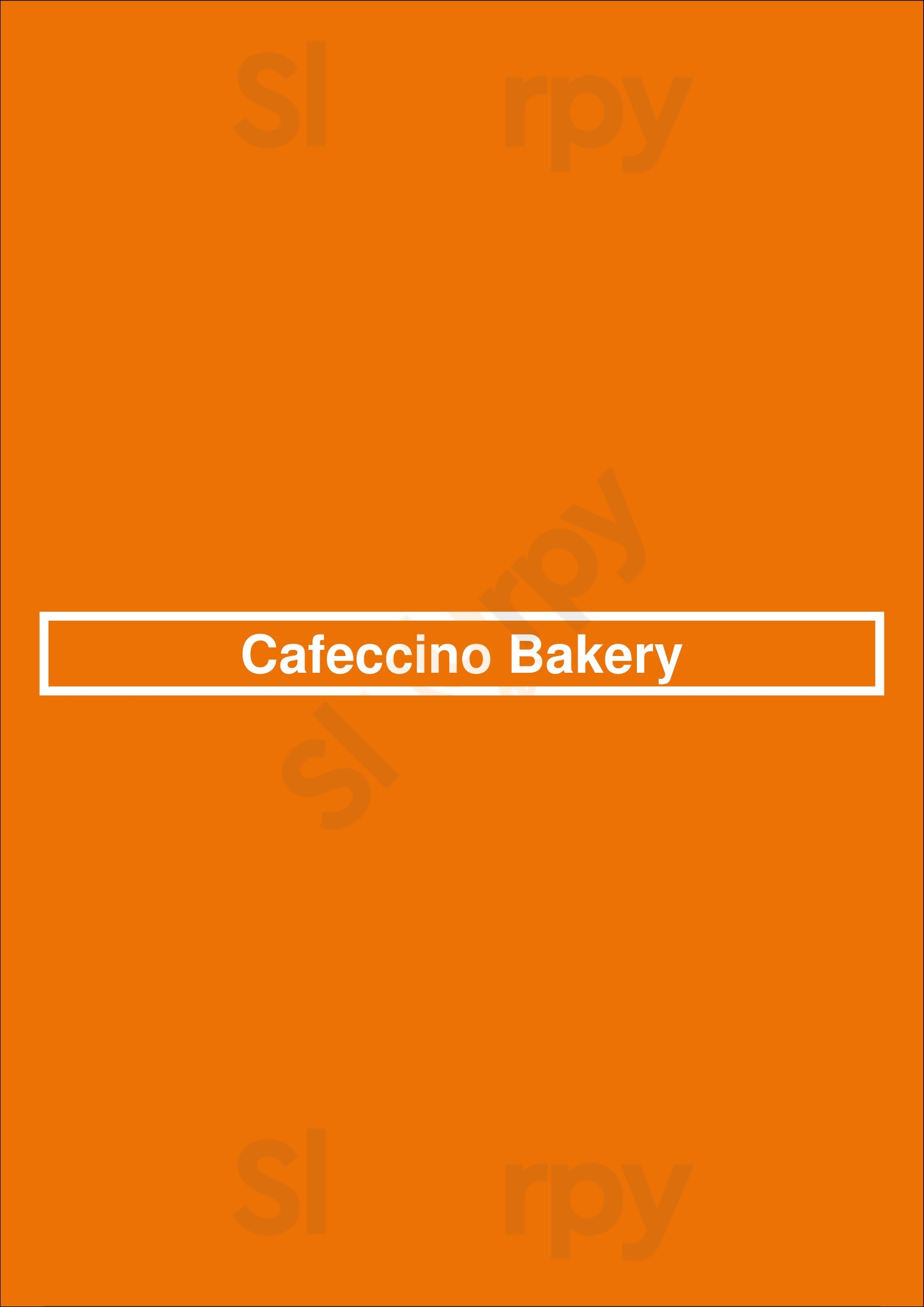 Cafeccino Bakery Bronx Menu - 1