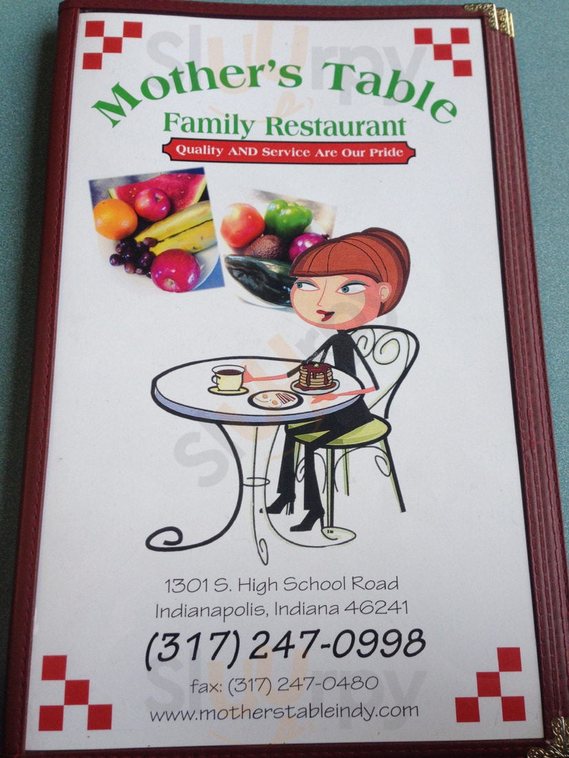 Mother's Table Pancake House menu