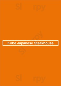 Kobe Japanese Steakhouse menu