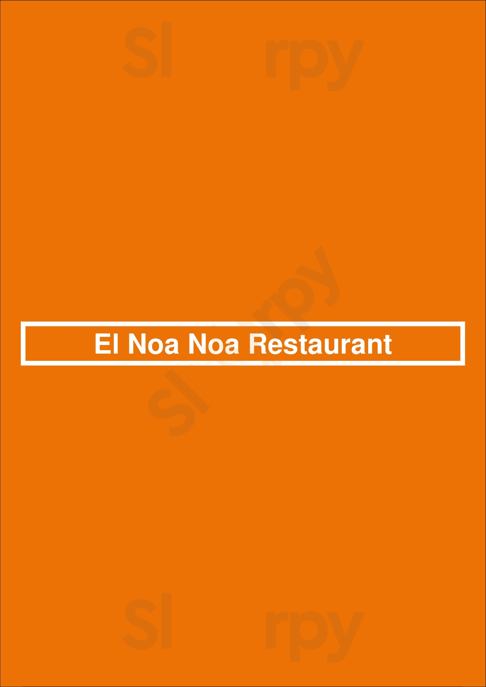 El Noa Noa Mexican Restaurant Denver Menu - 1