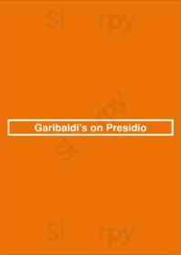 Garibaldi's menu