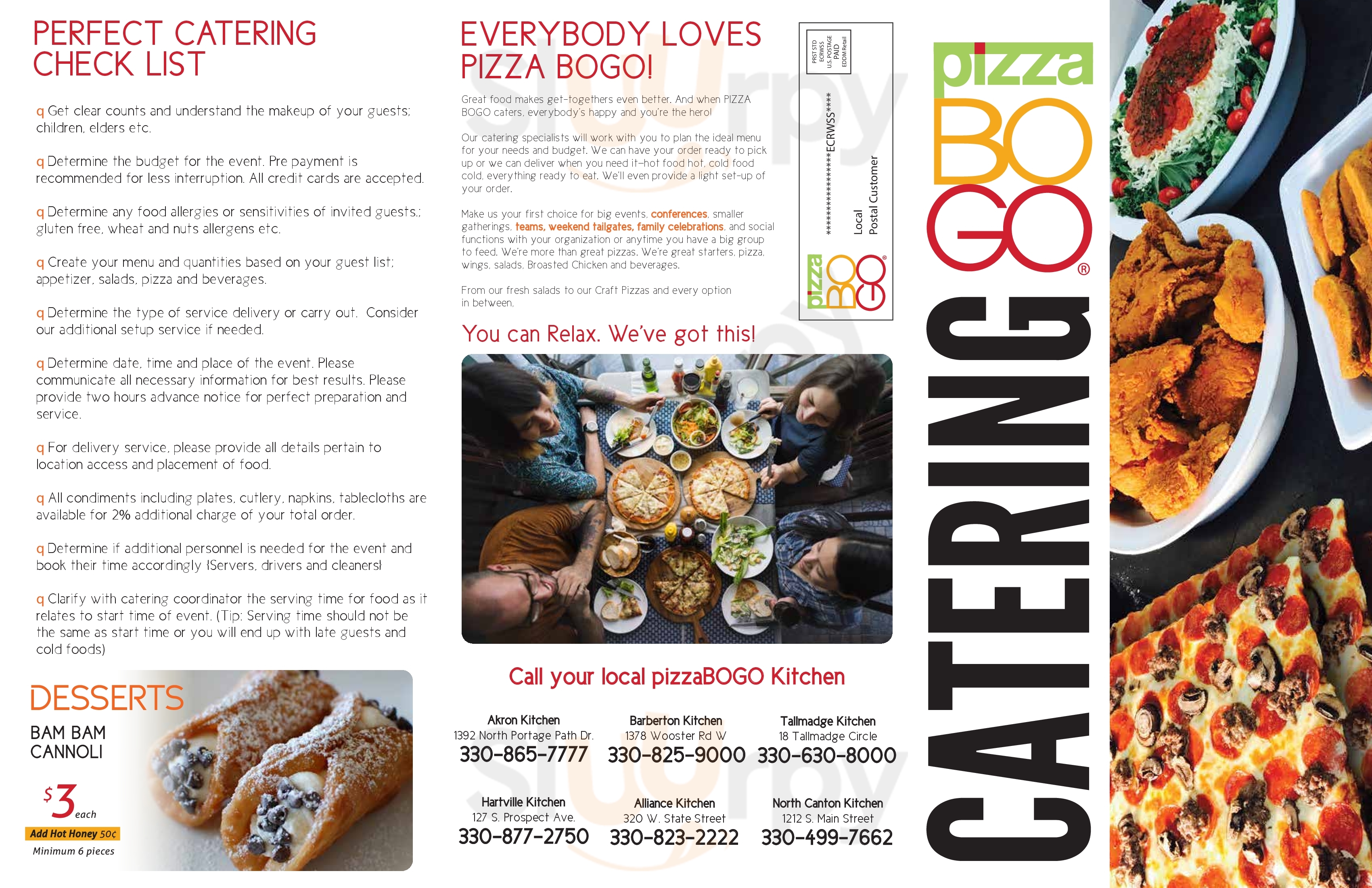 Pizzabogo Cleveland Menu - 1