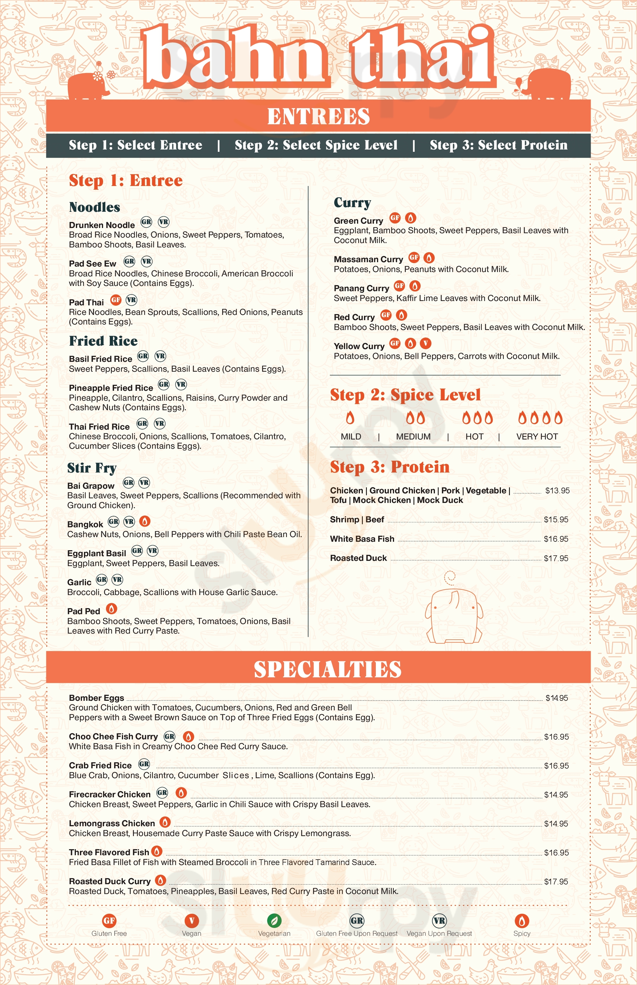 Main Menu - Bahn Thai