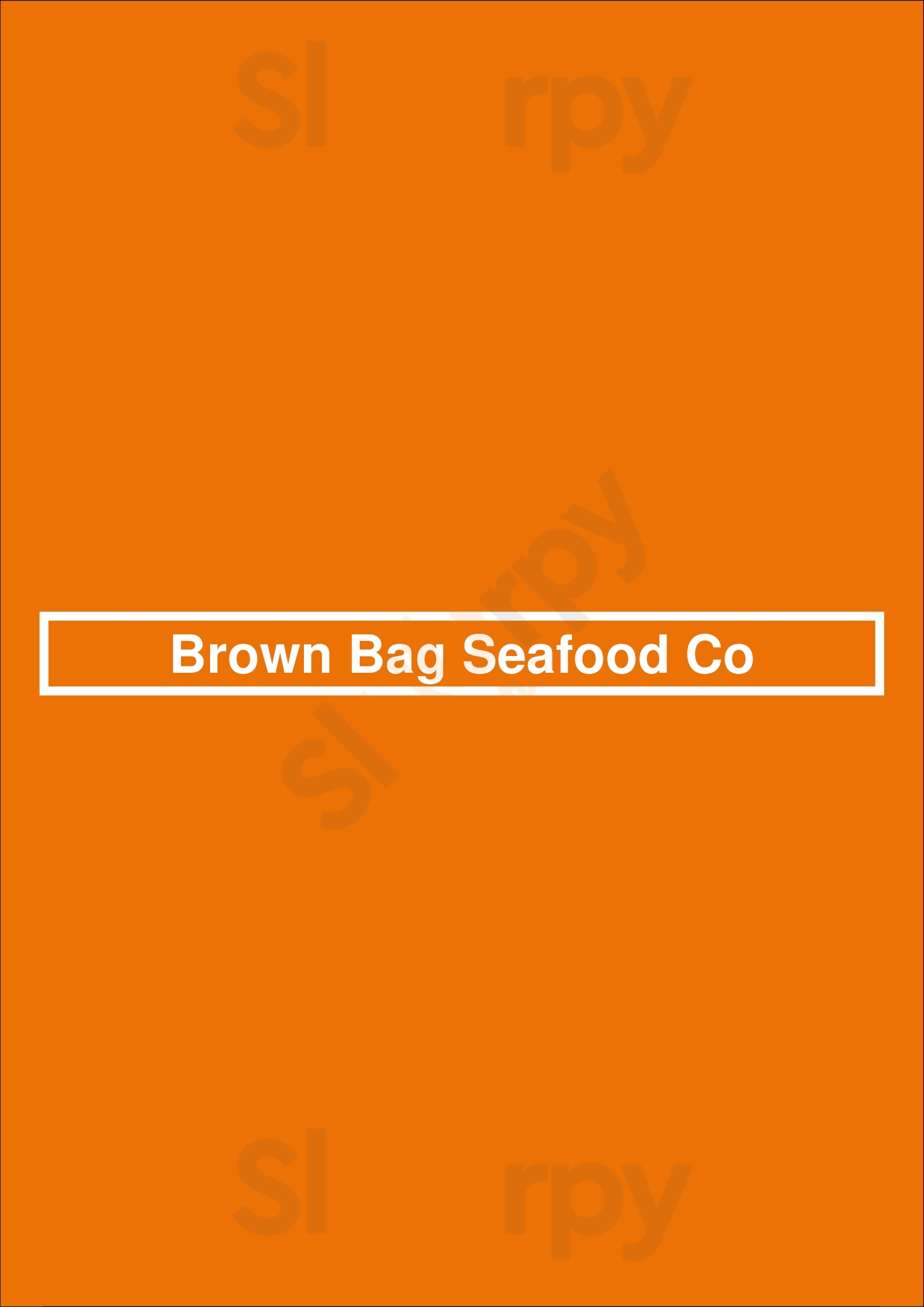 Brown Bag Seafood Co. Chicago Menu - 1