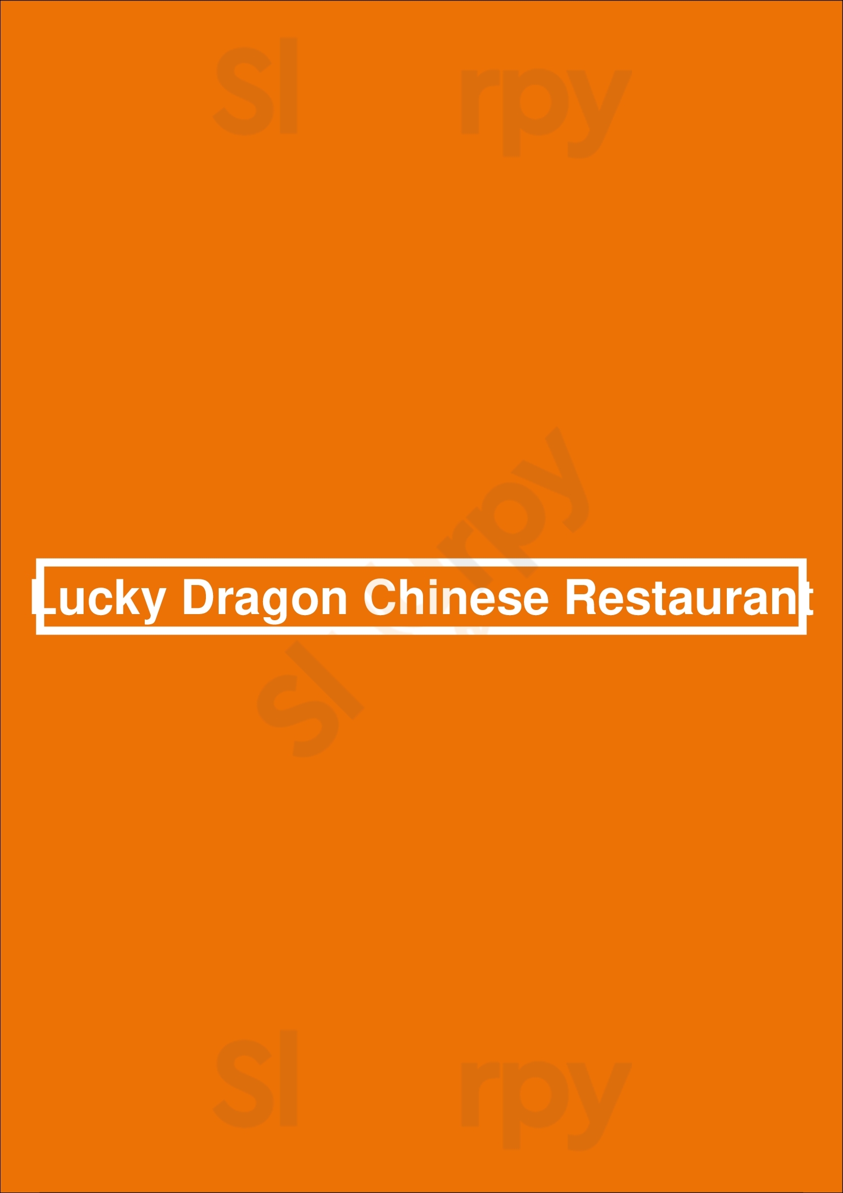 Main Menu - Lucky Dragon Chinese Restaurant