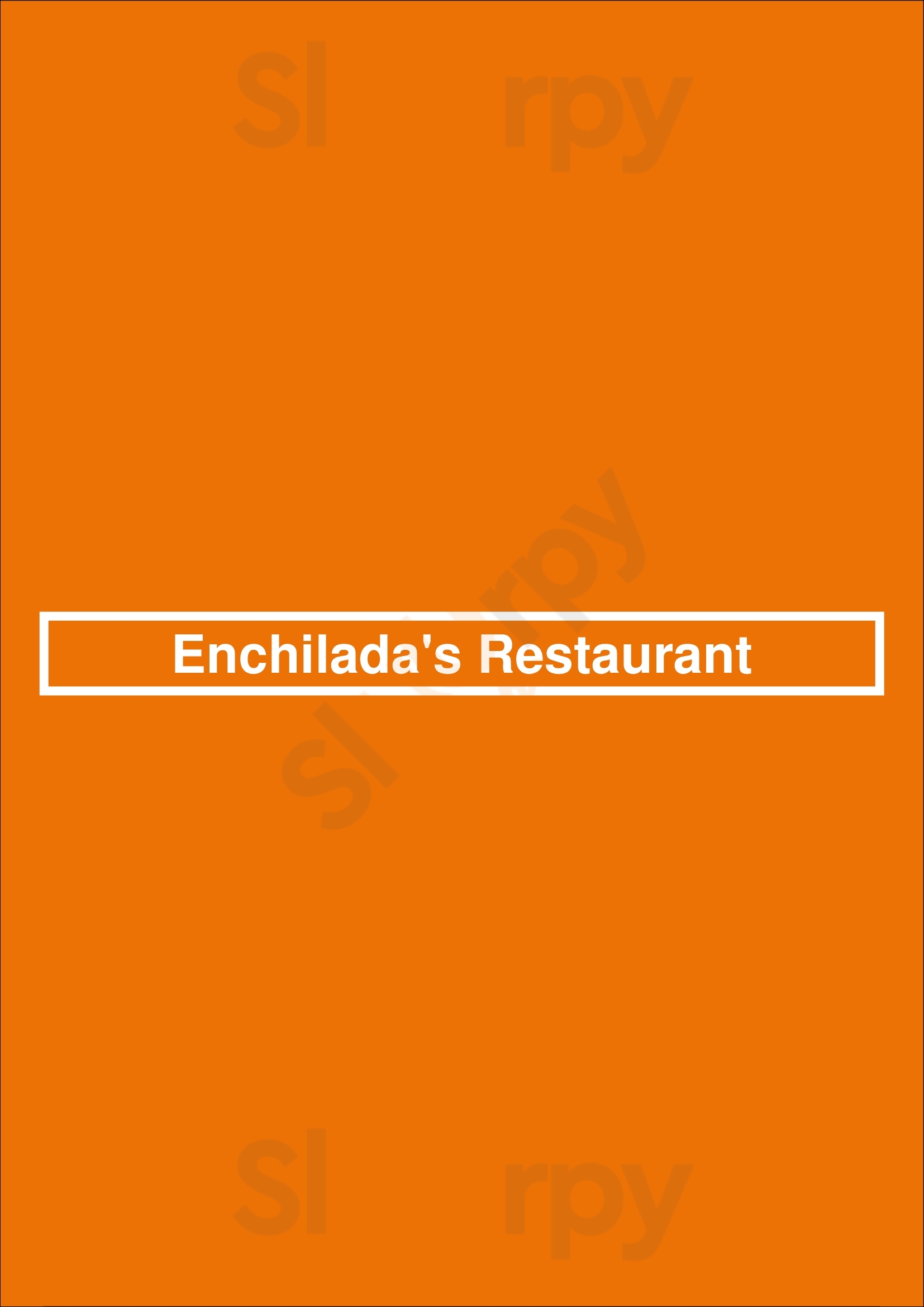 Enchilada's Restaurant Dallas Menu - 1