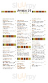 Avenue Cafe menu