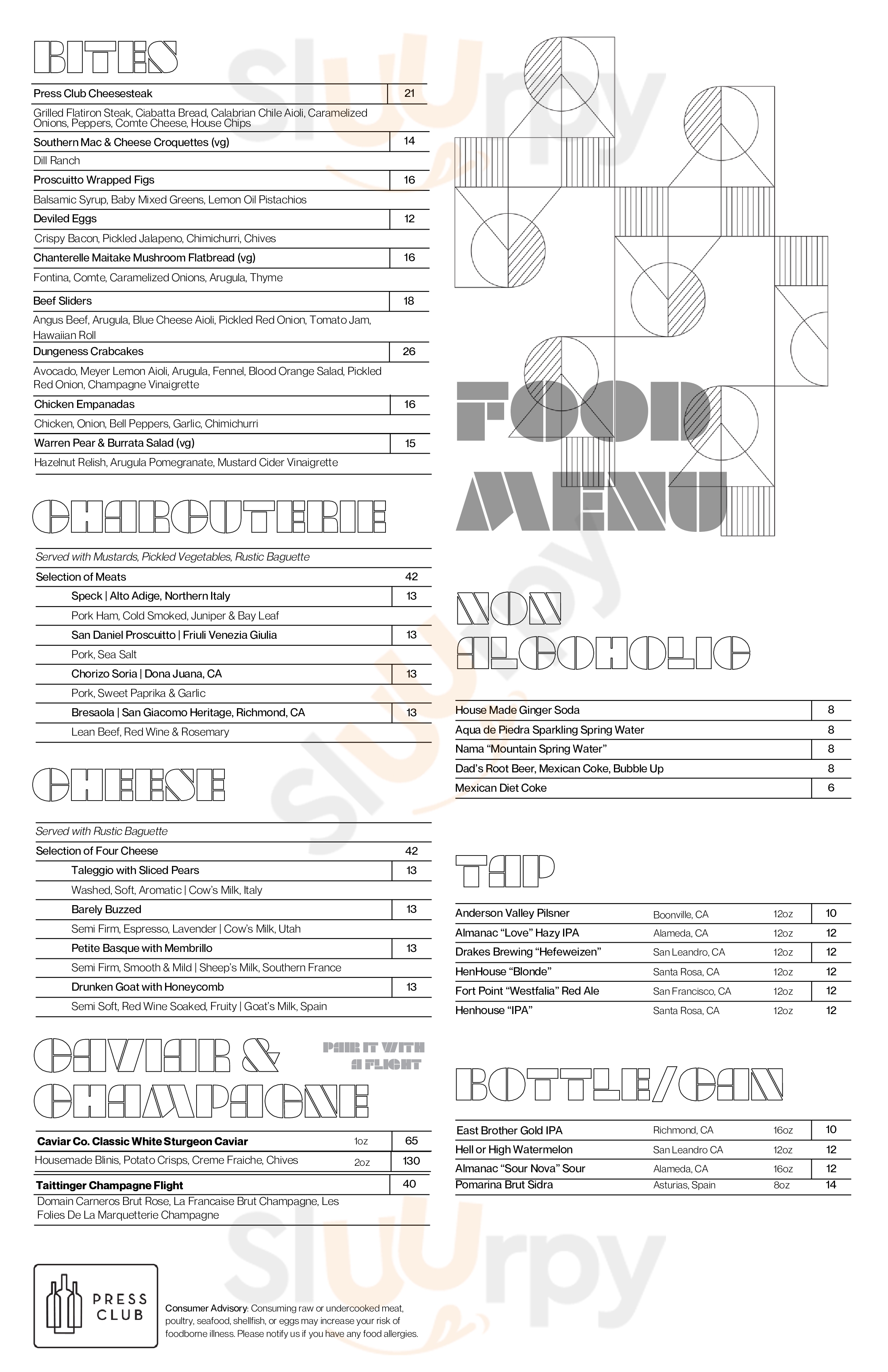 Main Menu - Press Club