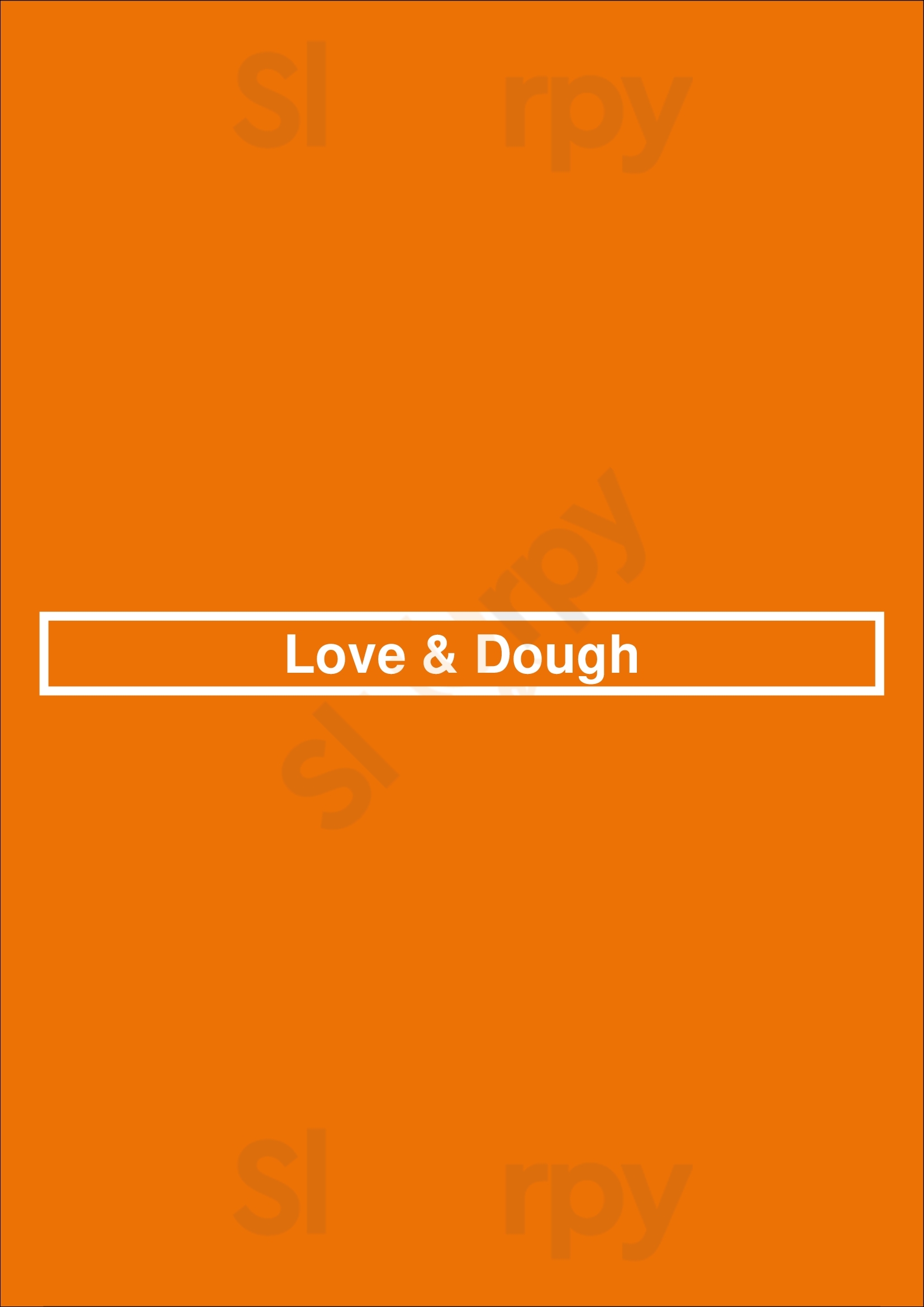 Love & Dough Brooklyn Menu - 1