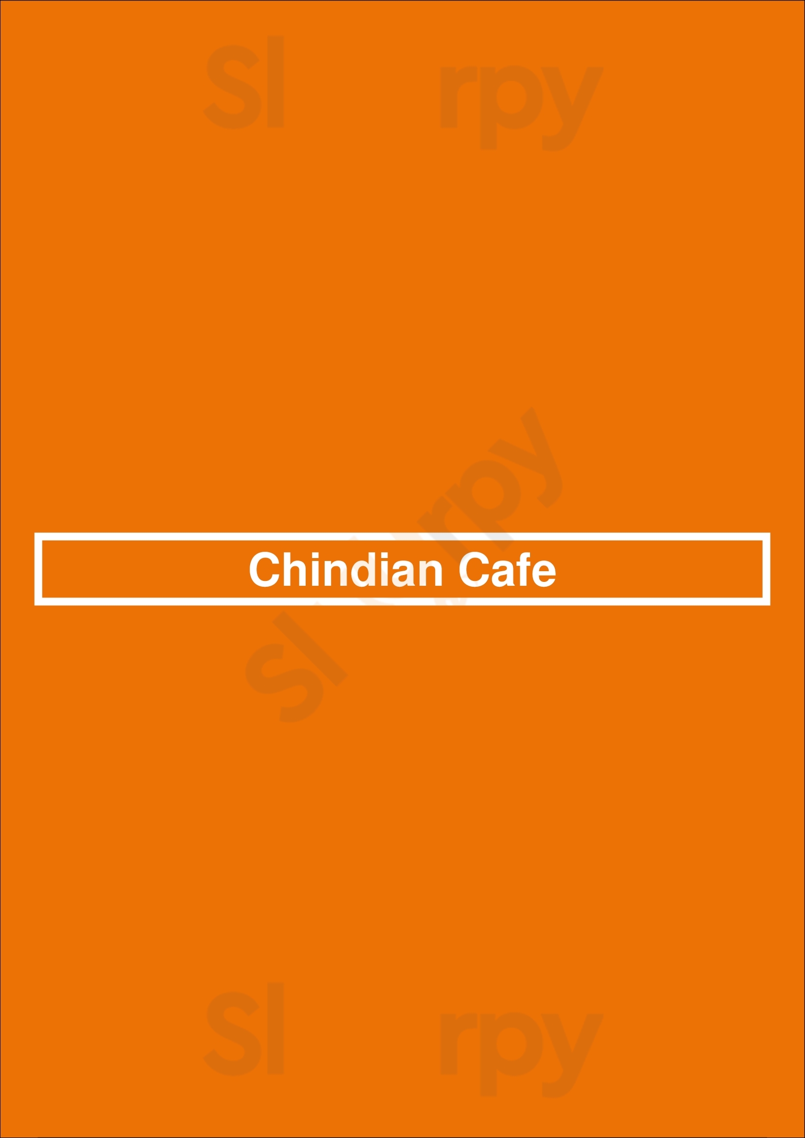Chindian Cafe Minneapolis Menu - 1