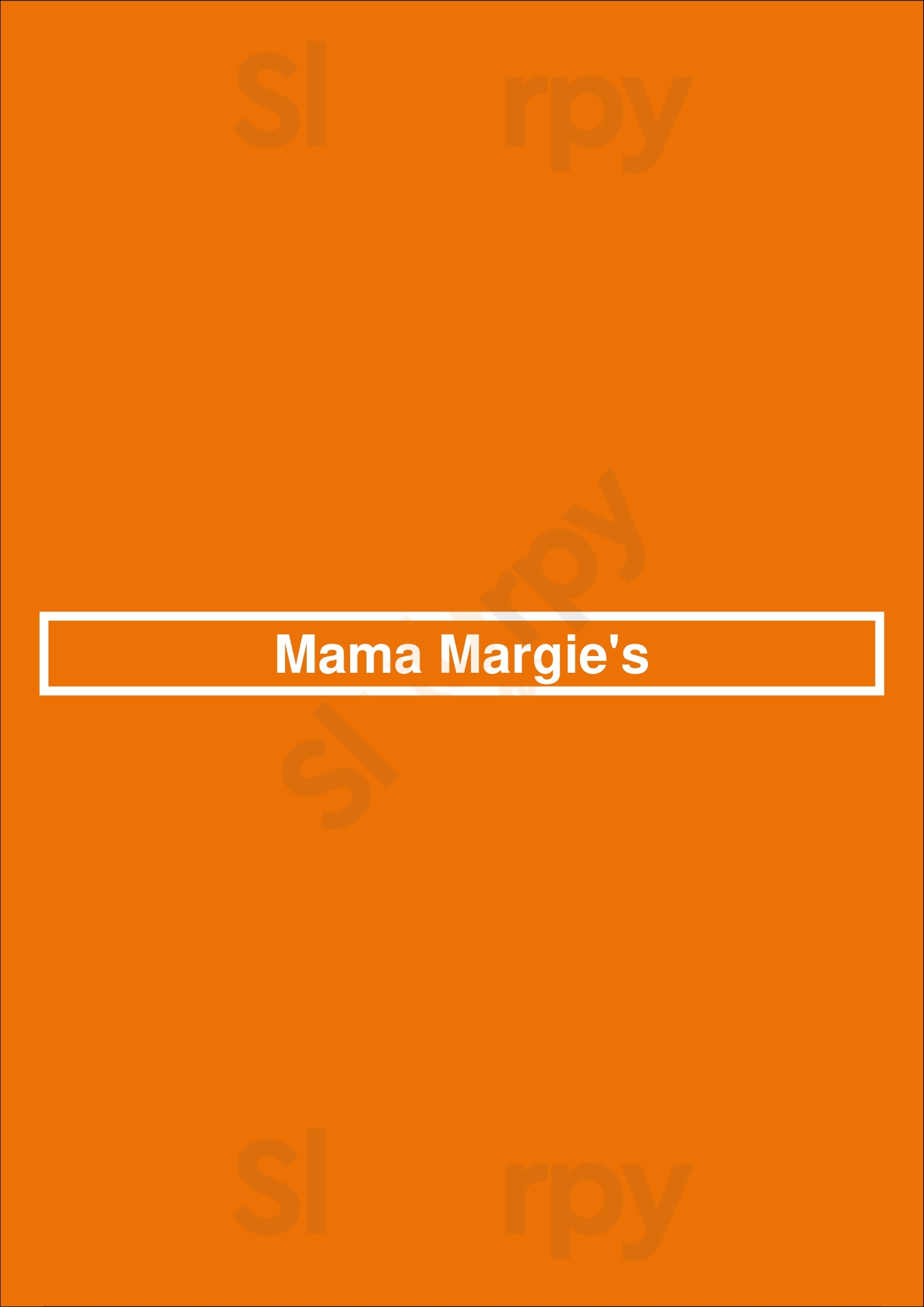 Mama Margie's San Antonio Menu - 1
