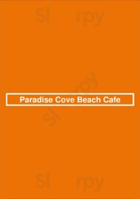 Paradise Cove Beach Cafe