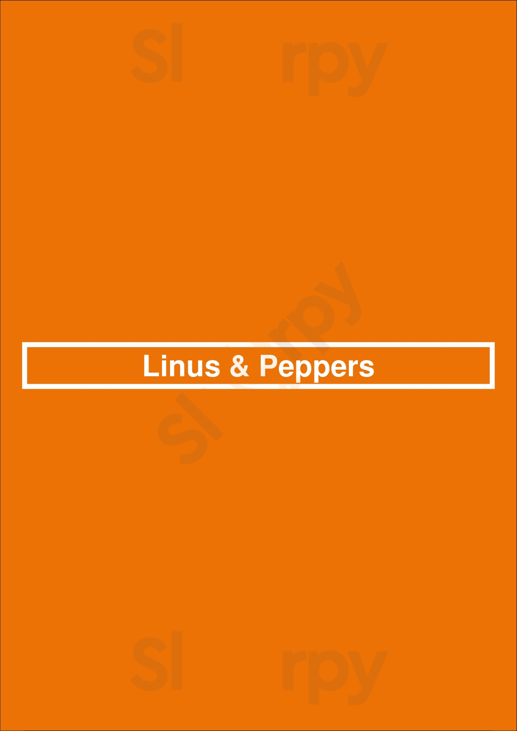 Linus & Peppers Raleigh Menu - 1