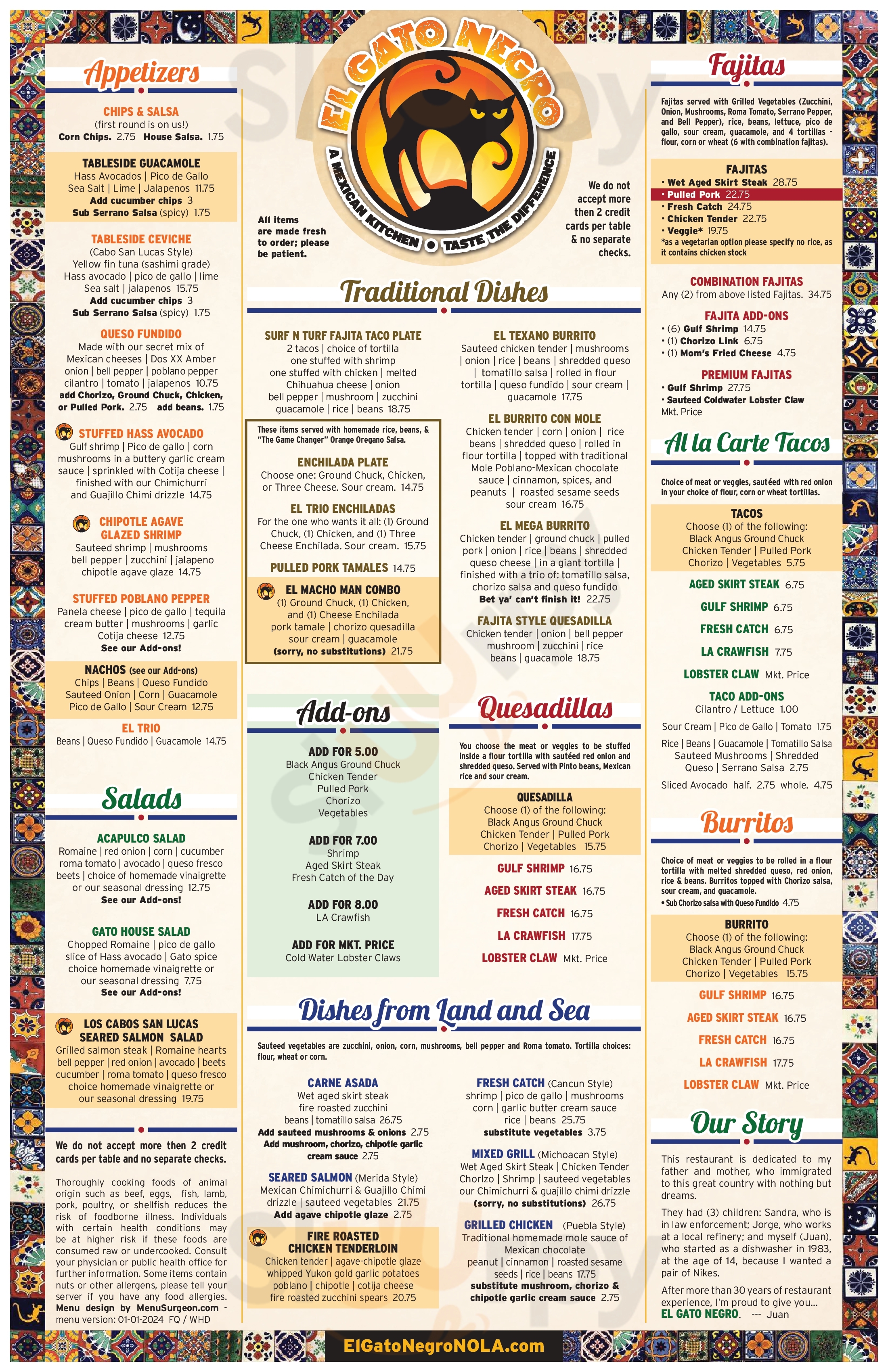 Main Menu - El Gato Negro