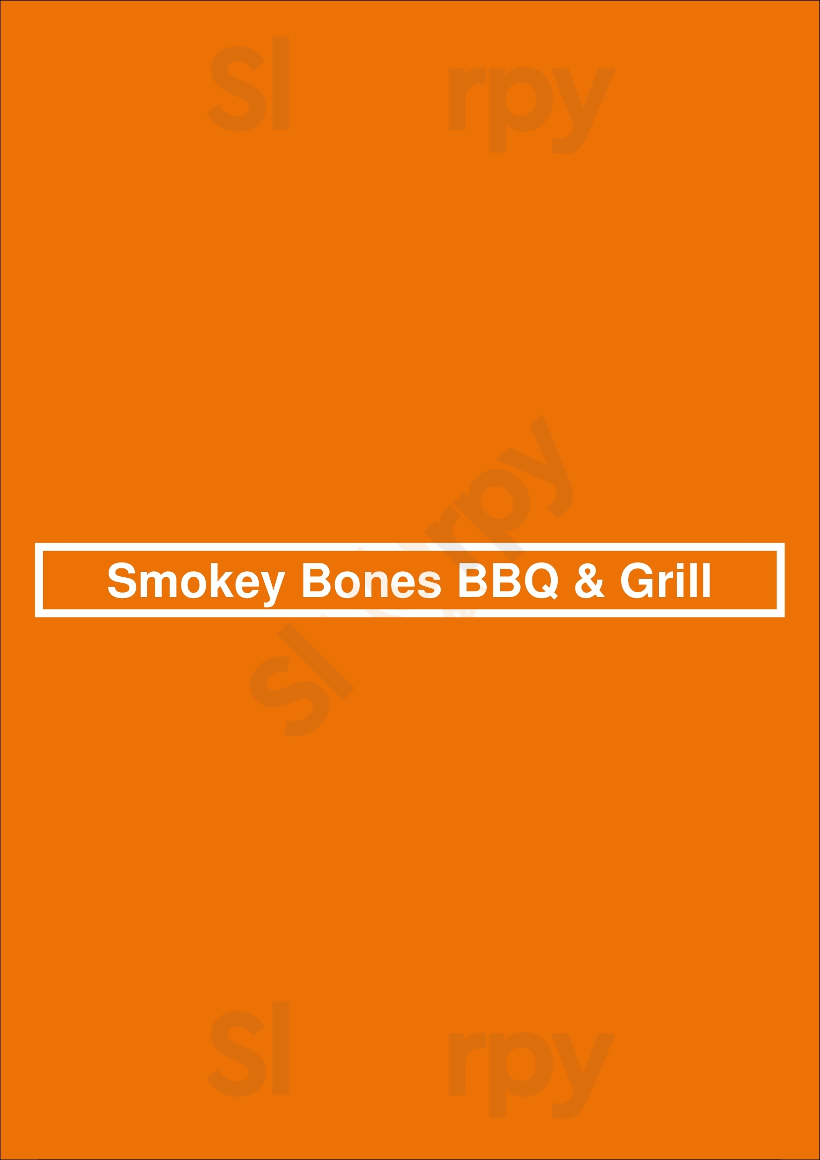 Smokey Bones Jeffersontown Louisville Menu - 1
