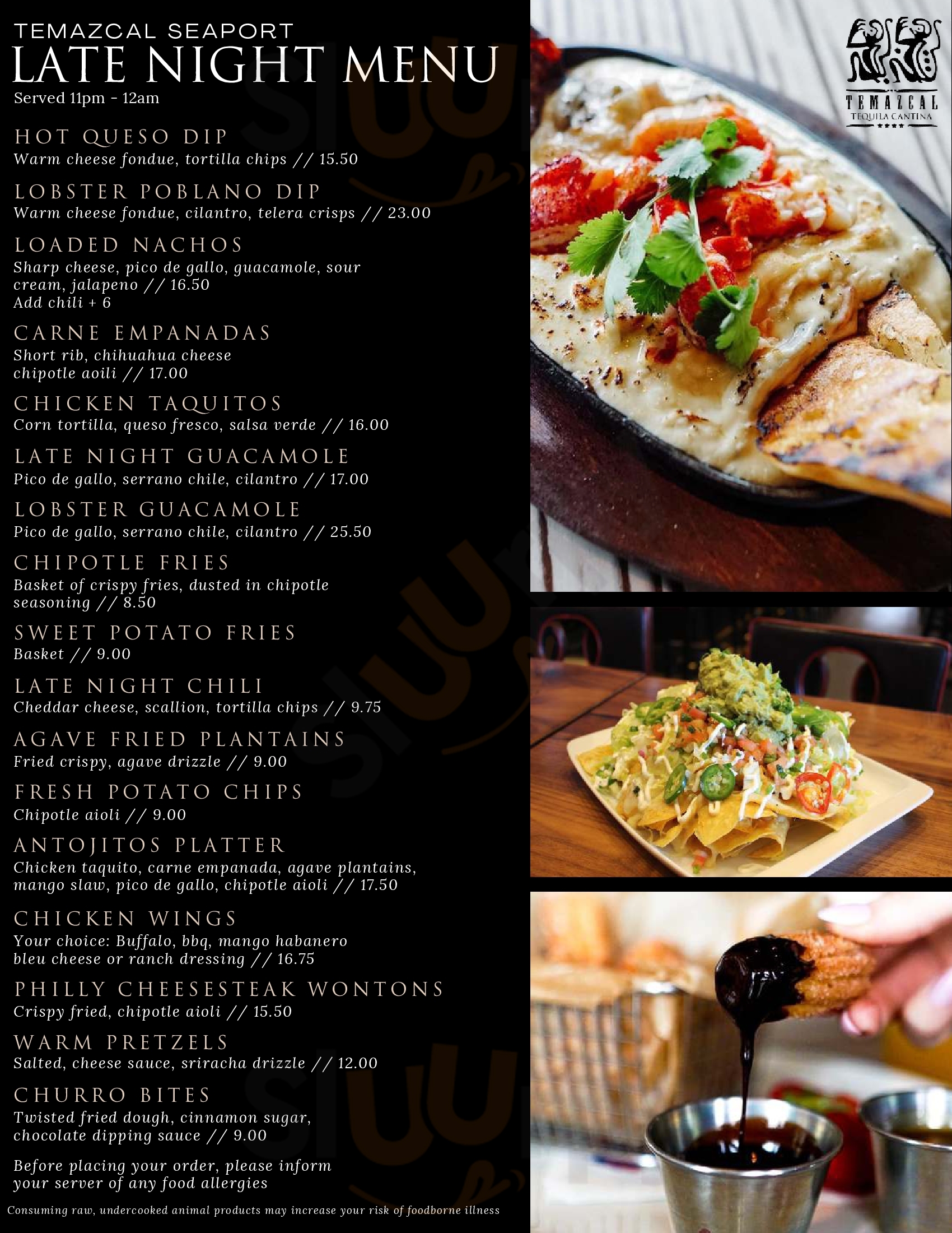 Main Menu - Temazcal