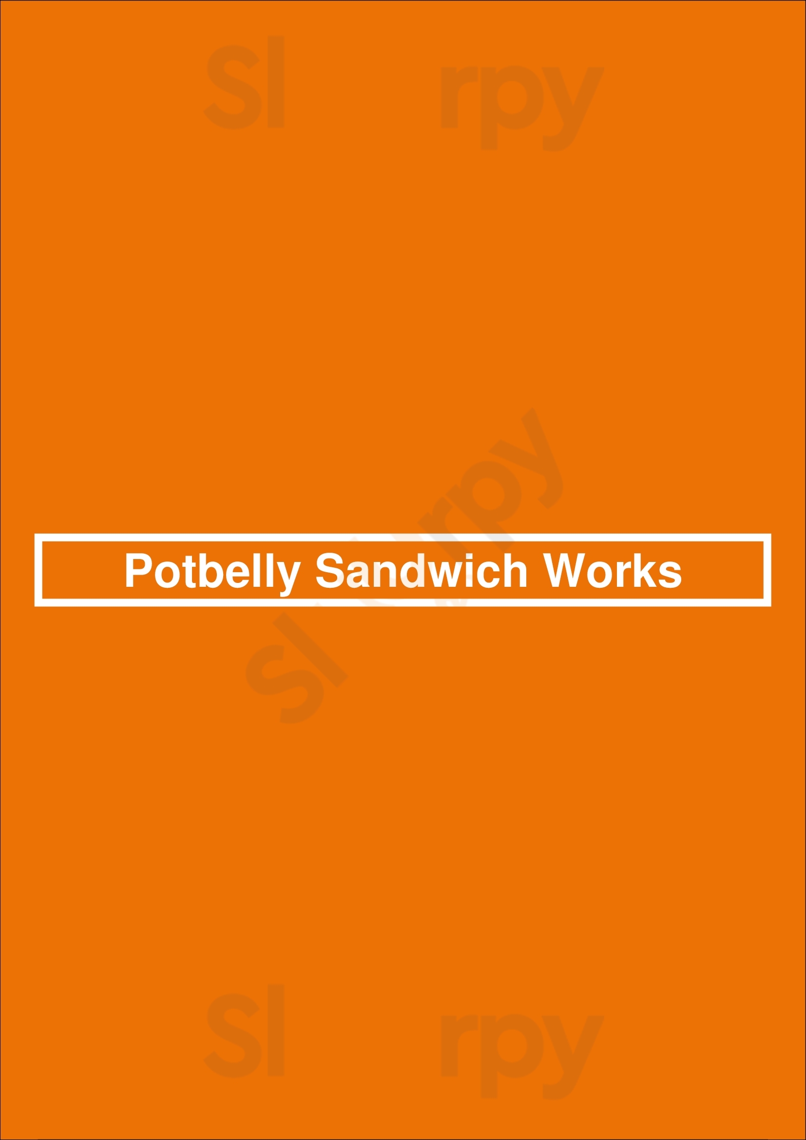 Potbelly Sandwich Shop Cincinnati Menu - 1