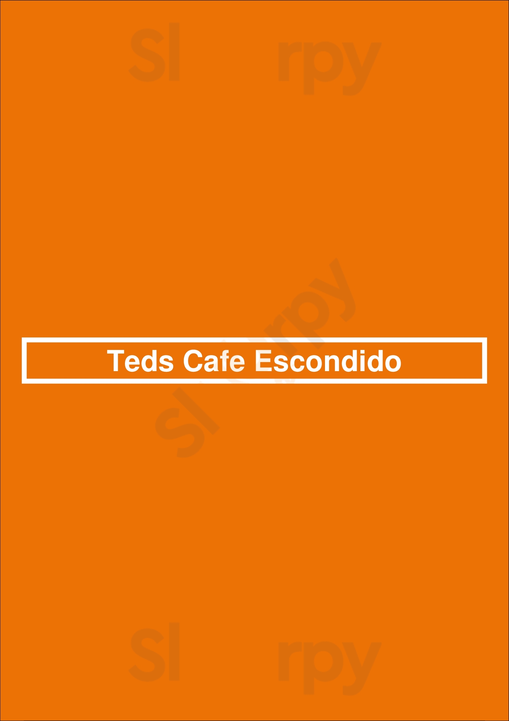 Ted's Cafe - Escondido Oklahoma City Menu - 1