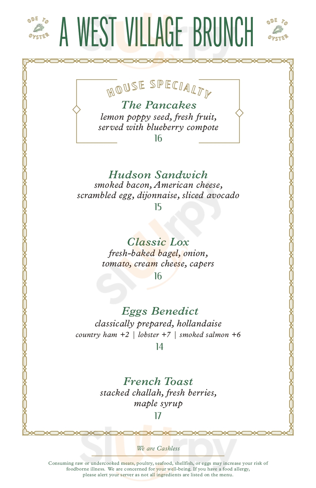 Hudson House Dallas Menu - 1