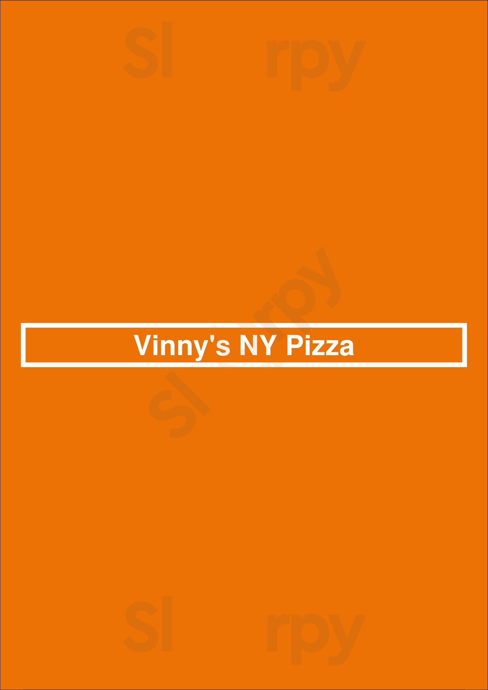 Vinny's Ny Pizza Atlanta Menu - 1