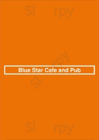 Blue Star Cafe & Pub menu