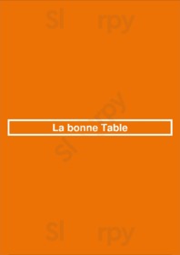 La Bonne Table