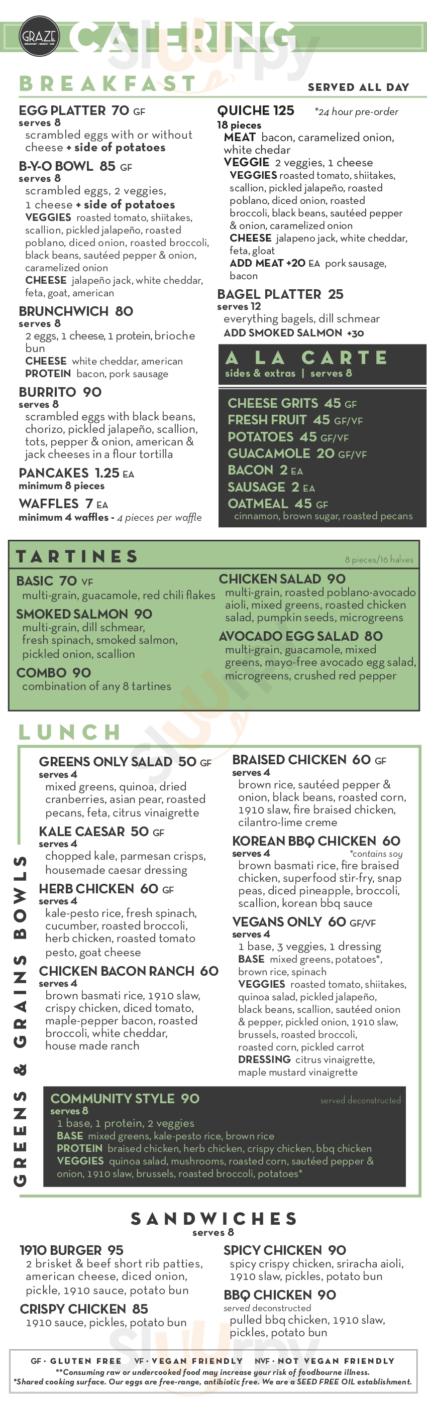 Main Menu - Graze 1910