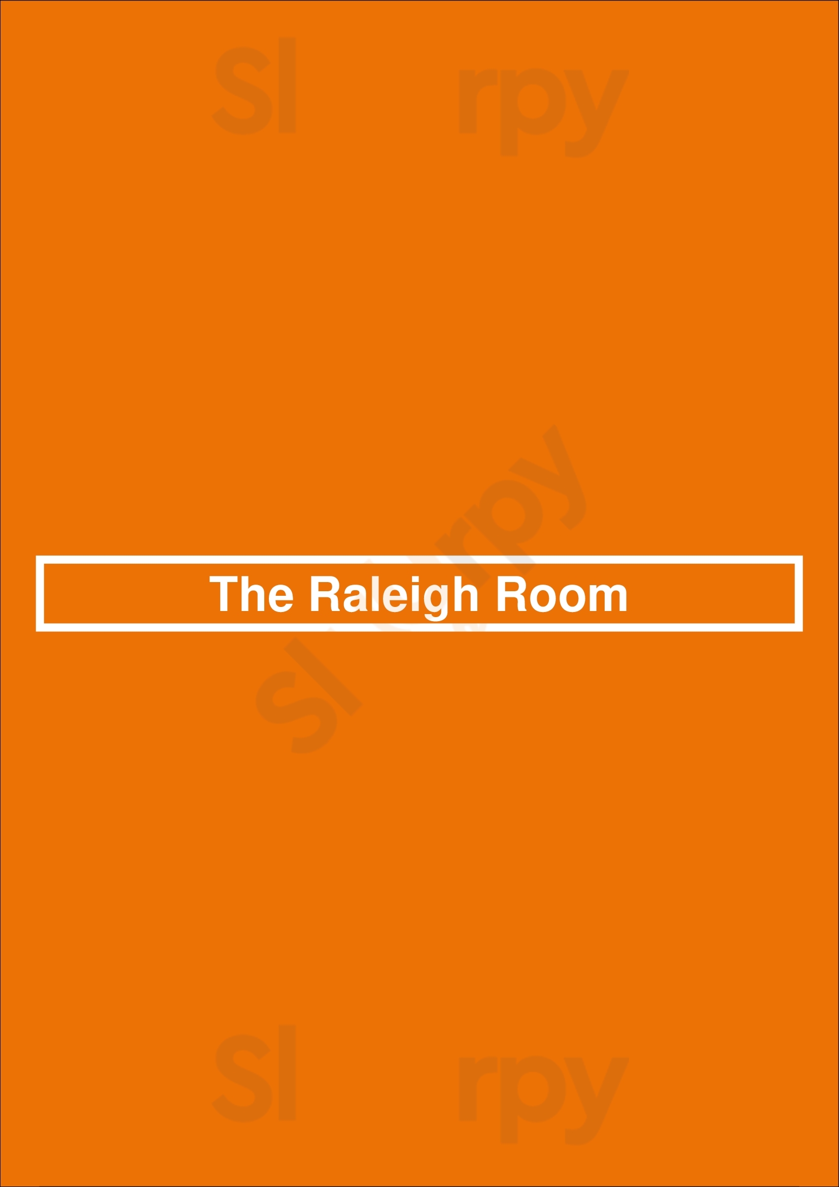 The Raleigh Room Virginia Beach Menu - 1