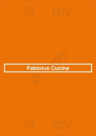 Fabiolus Cucina menu