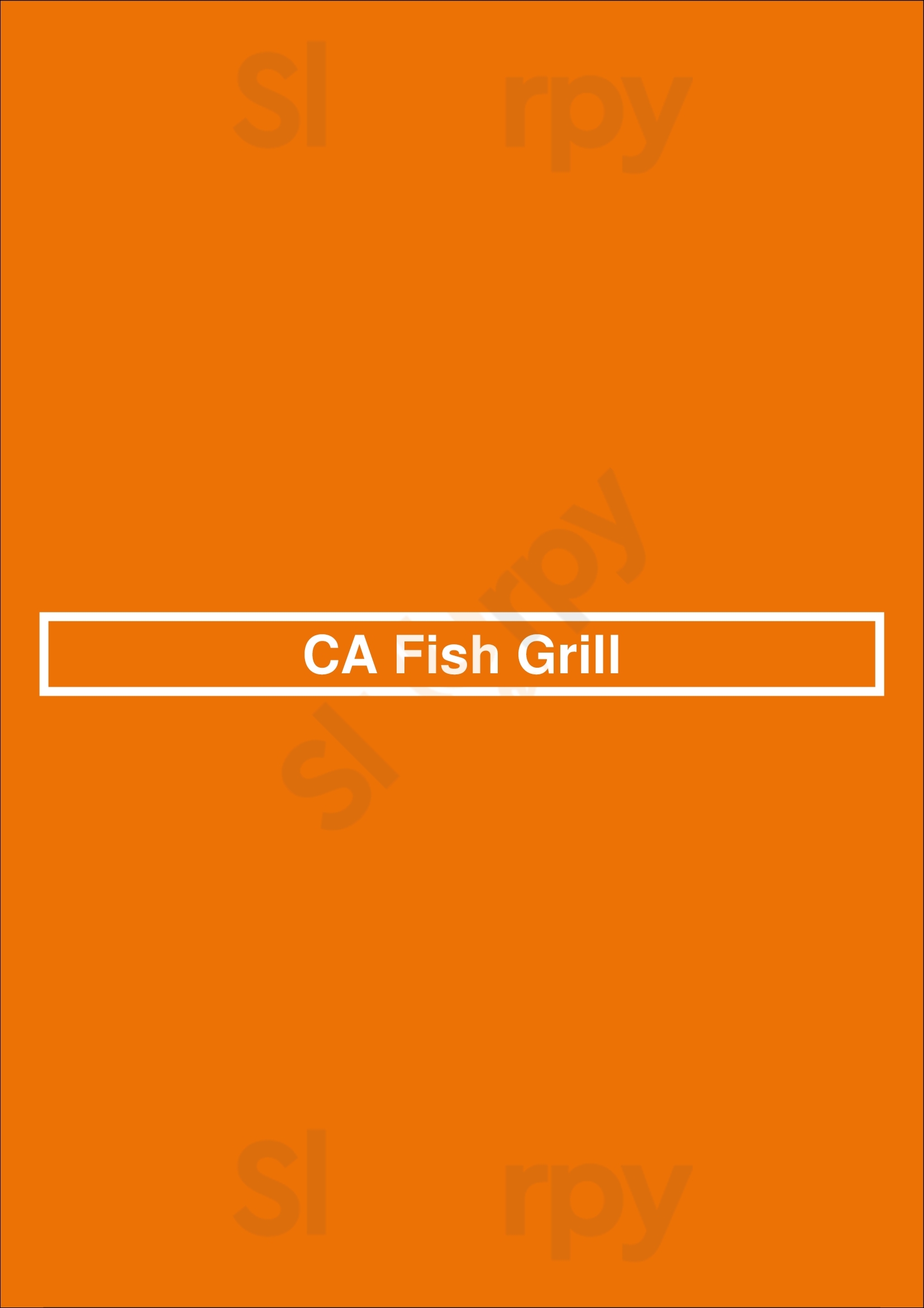 California Fish Grill Sacramento Menu - 1