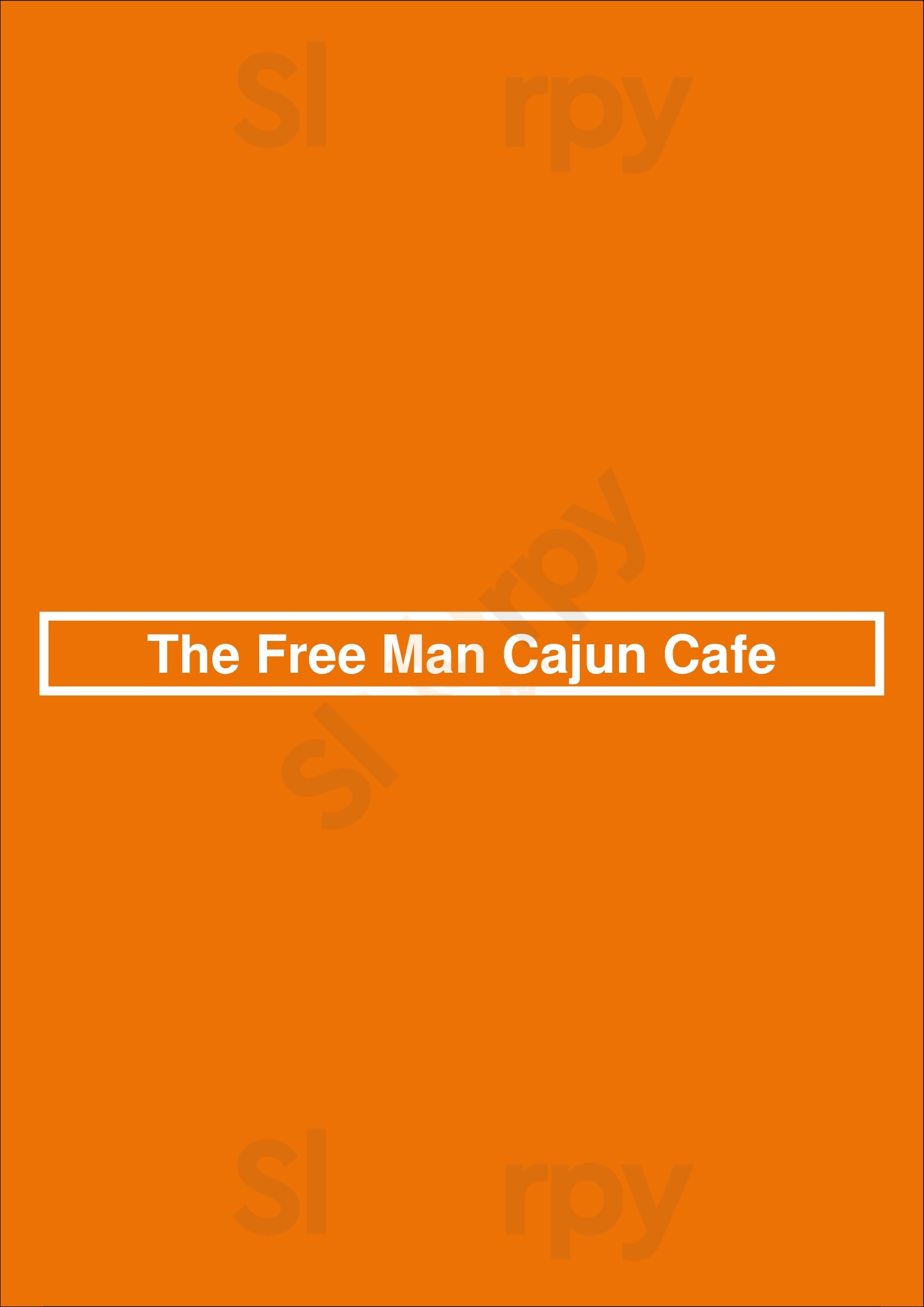 The Free Man Cajun Cafe Dallas Menu - 1