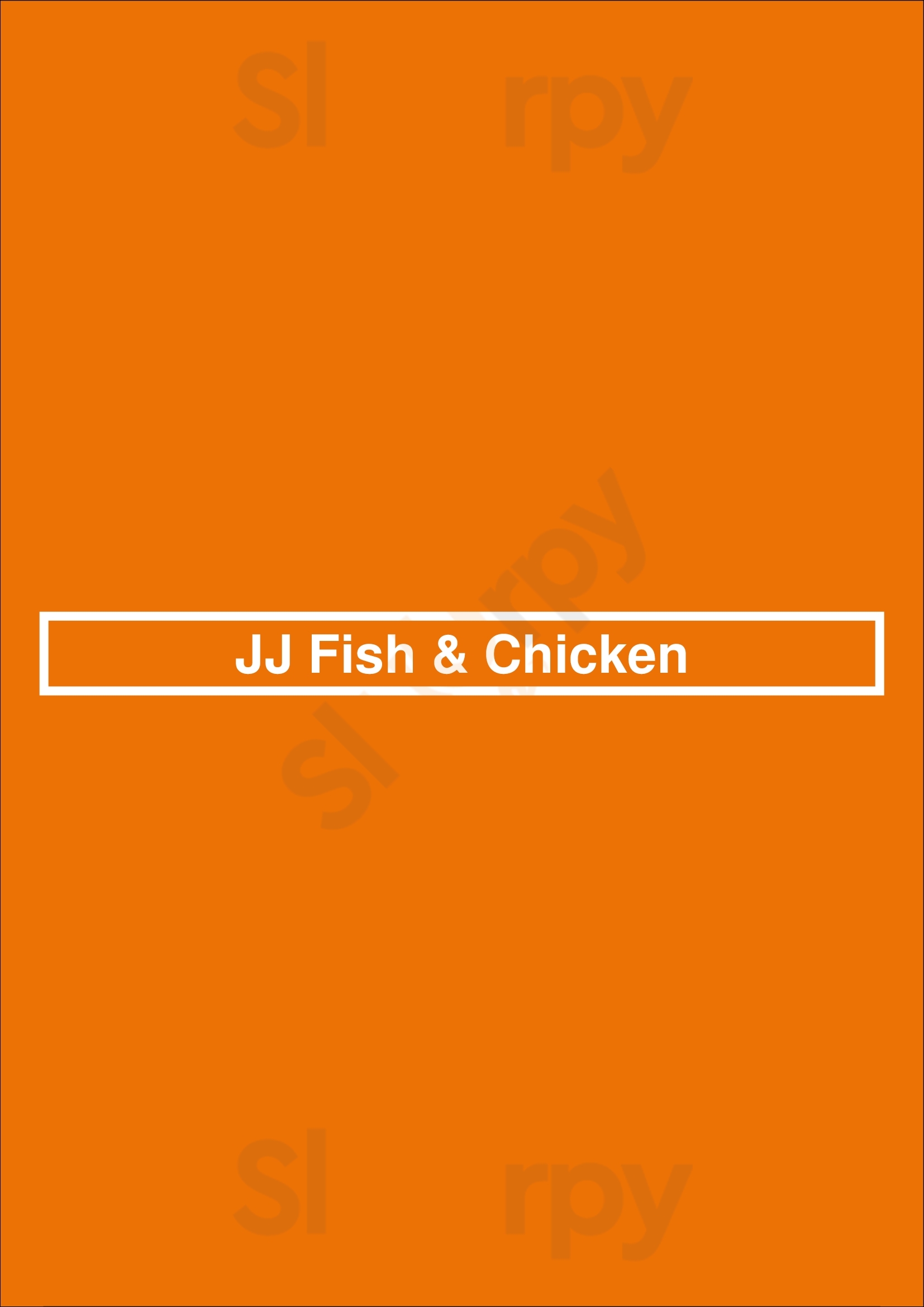 Jj Fish & Chicken Milwaukee Menu - 1