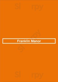 Franklin Manor menu