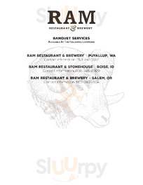 The Ram Restaurant & Brewery menu