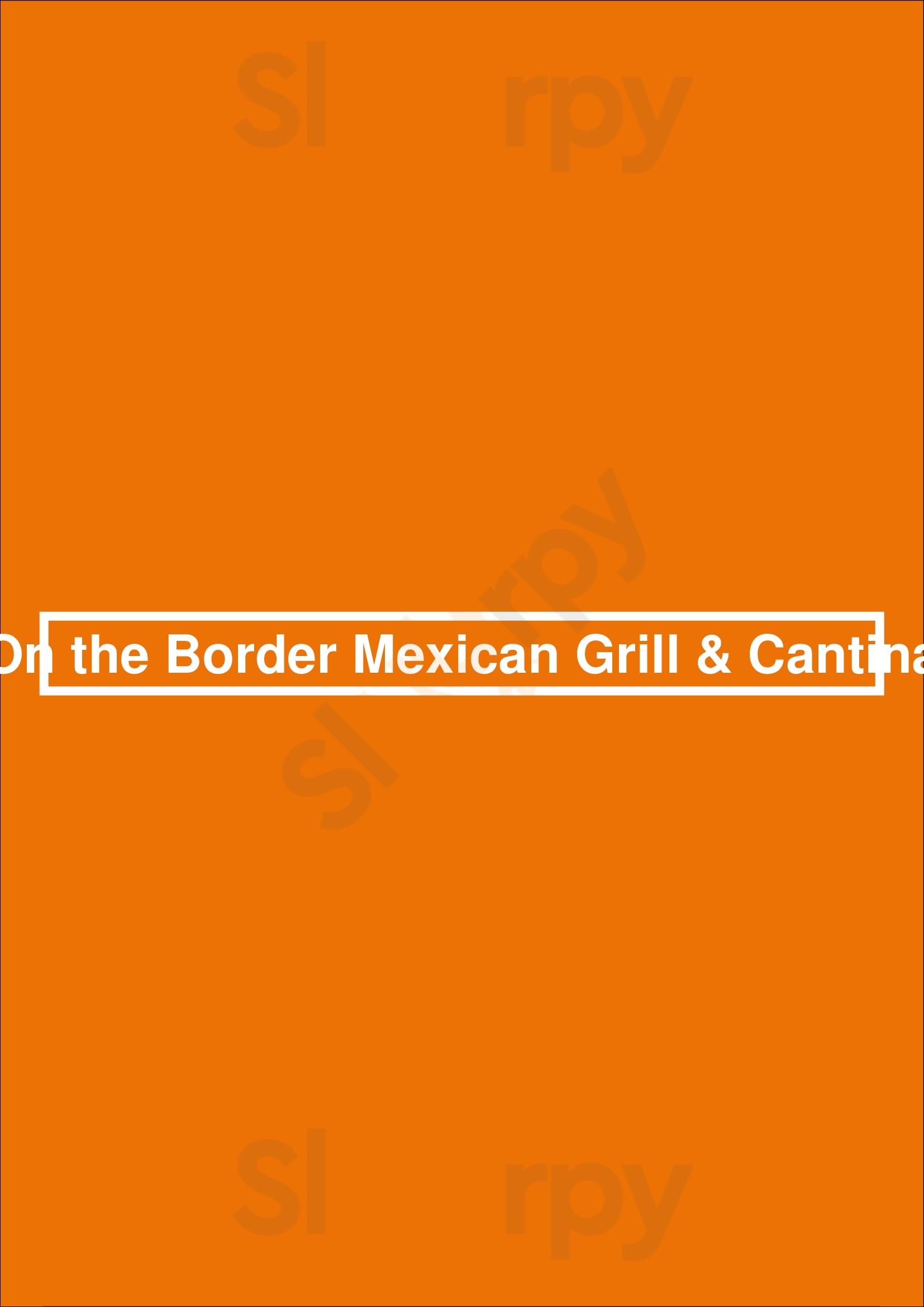 On The Border Mexican Grill & Cantina Charlotte Menu - 1