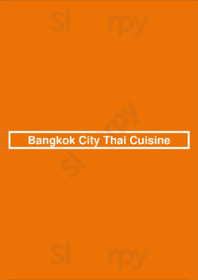 Bangkok City Thai Cuisine menu