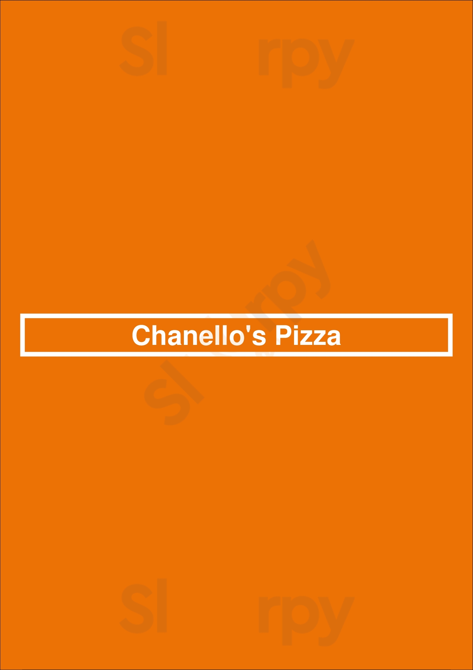 Chanello's Pizza Richmond Menu - 1