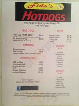 Fido's Hot Dogs, Virginia Beach