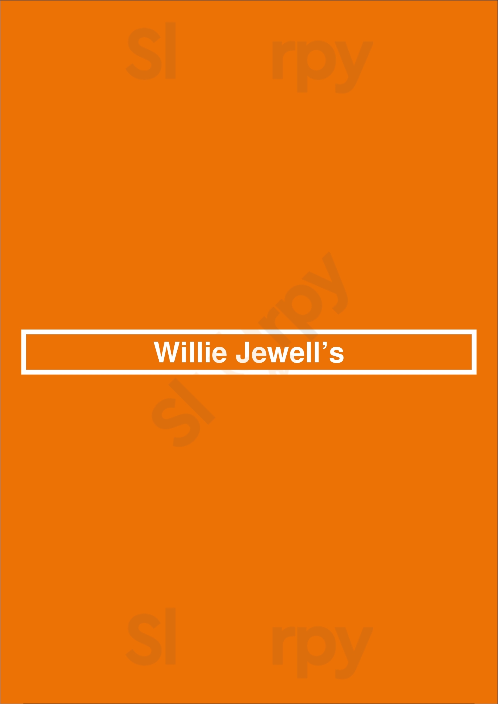 Willie Jewell's Old School Bar-b-q Carrollwood Tampa Menu - 1
