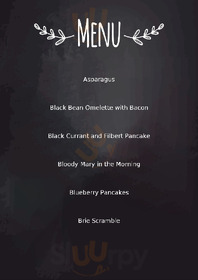 John Street Cafe menu
