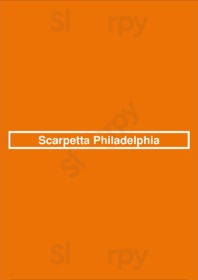 Scarpetta Philadelphia menu