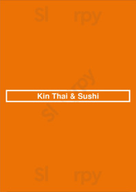 Kin Thai & Sushi menu