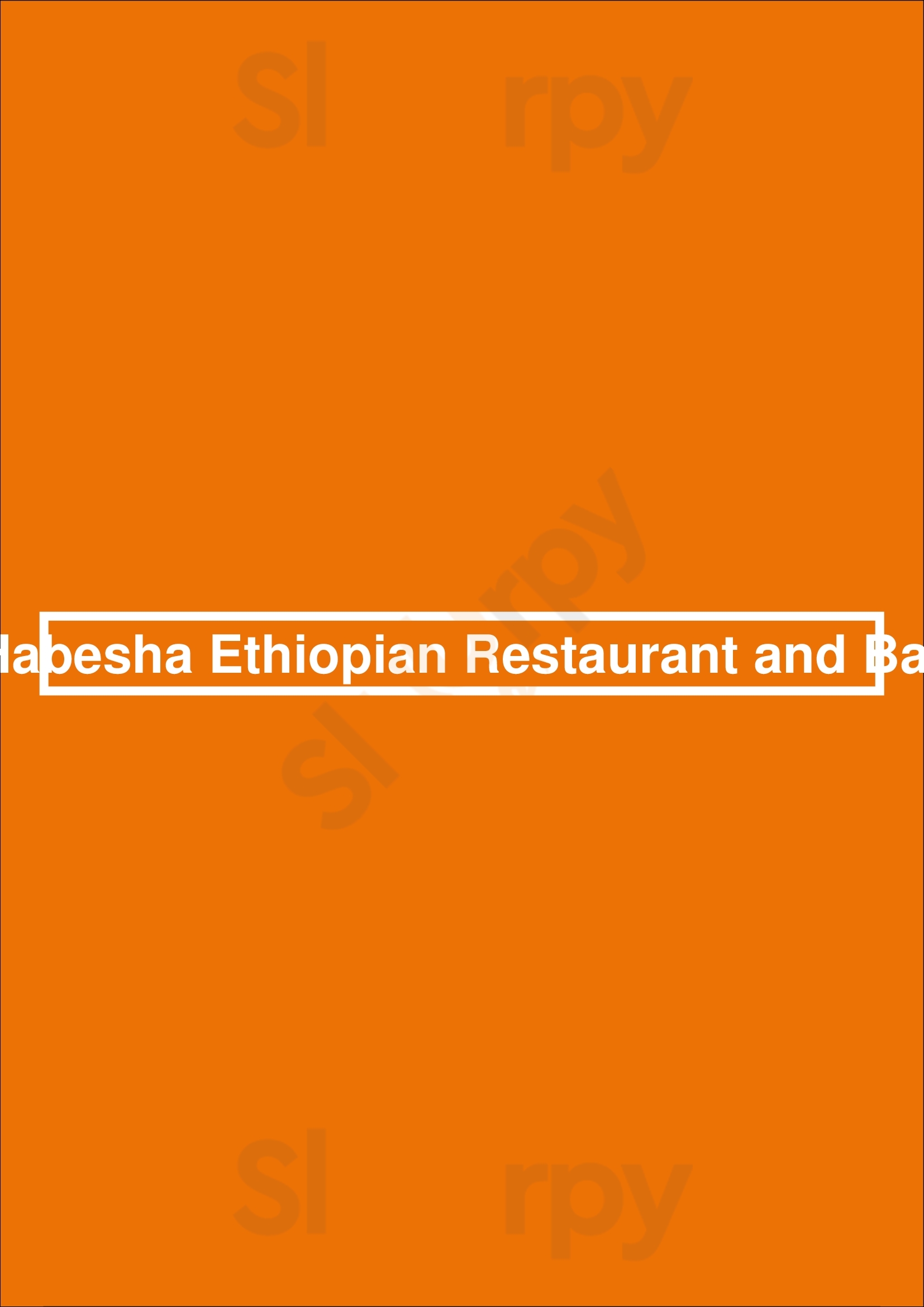 Habesha Ethiopian Restaurant And Bar Austin Menu - 1