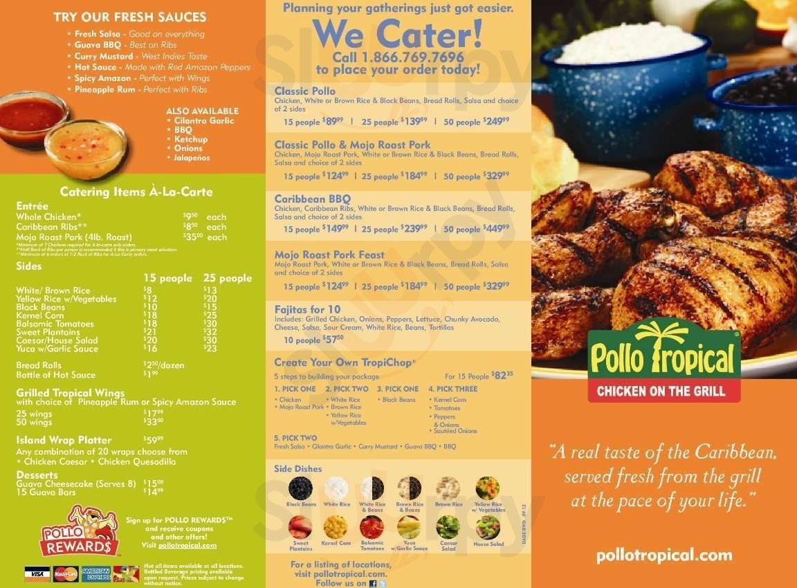 Main Menu - Pollo Tropical