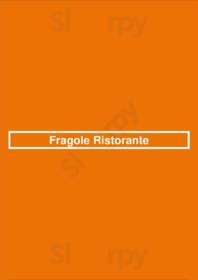 Fragole Ristorante menu