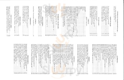 Fachini menu