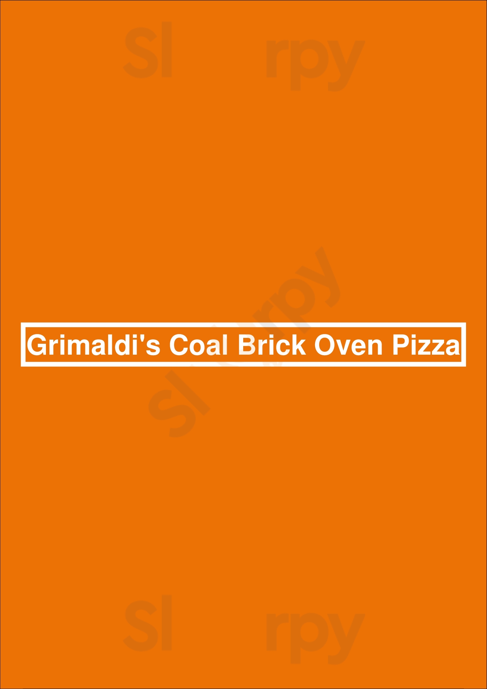 Grimaldi's Pizzeria Dallas Menu - 1