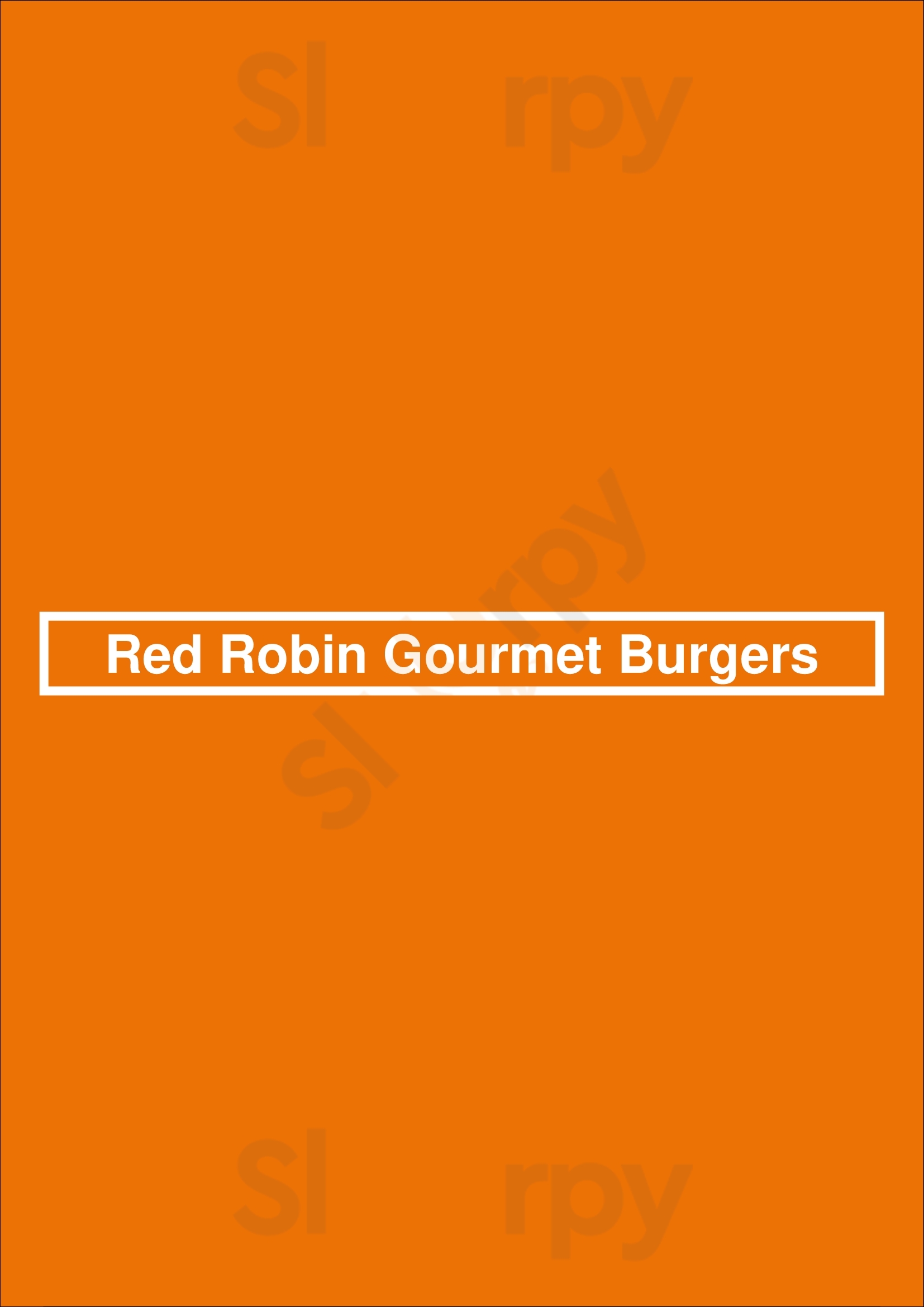Red Robin Gourmet Burgers Tampa Menu - 1