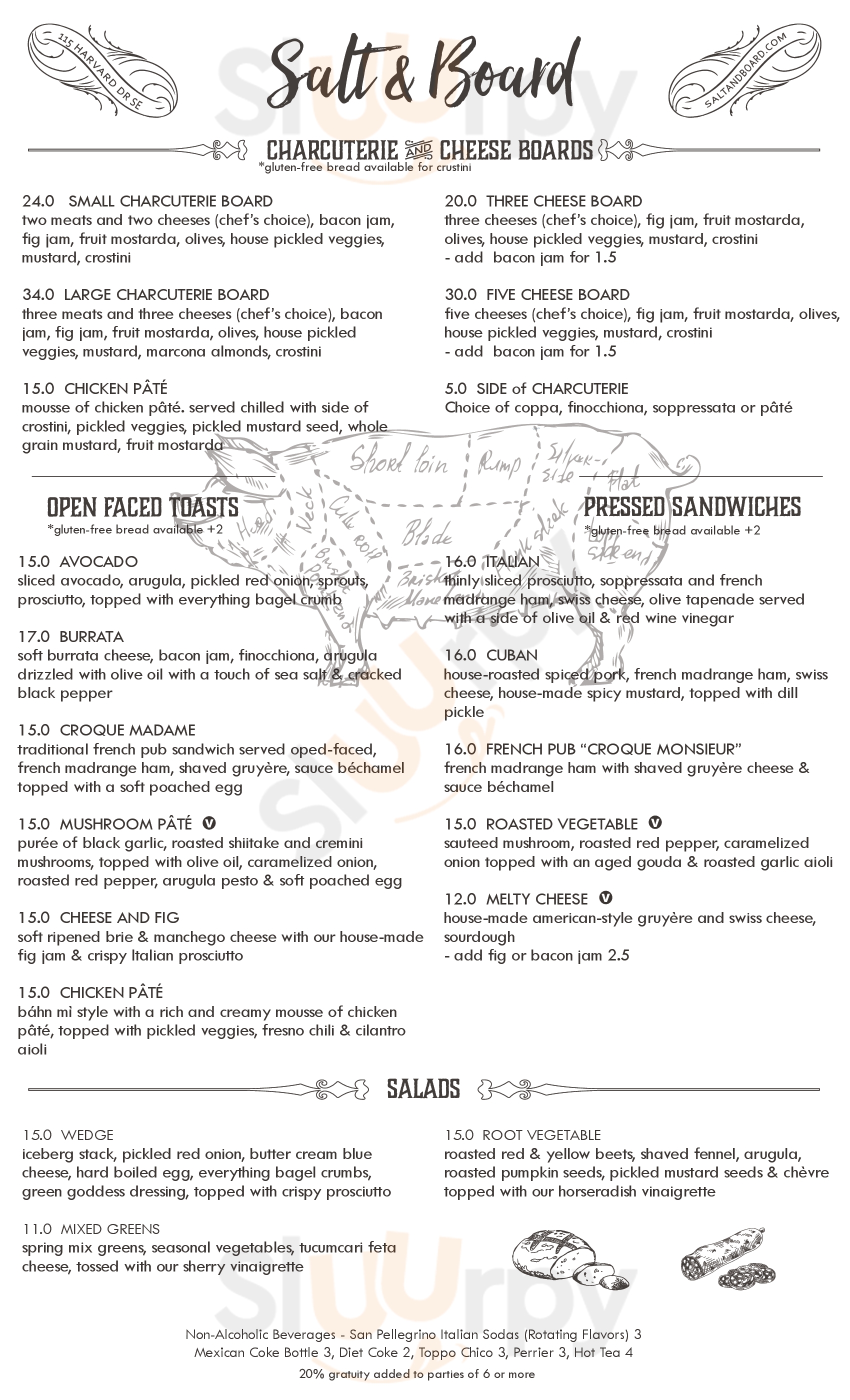 Main Menu - Salt And Board