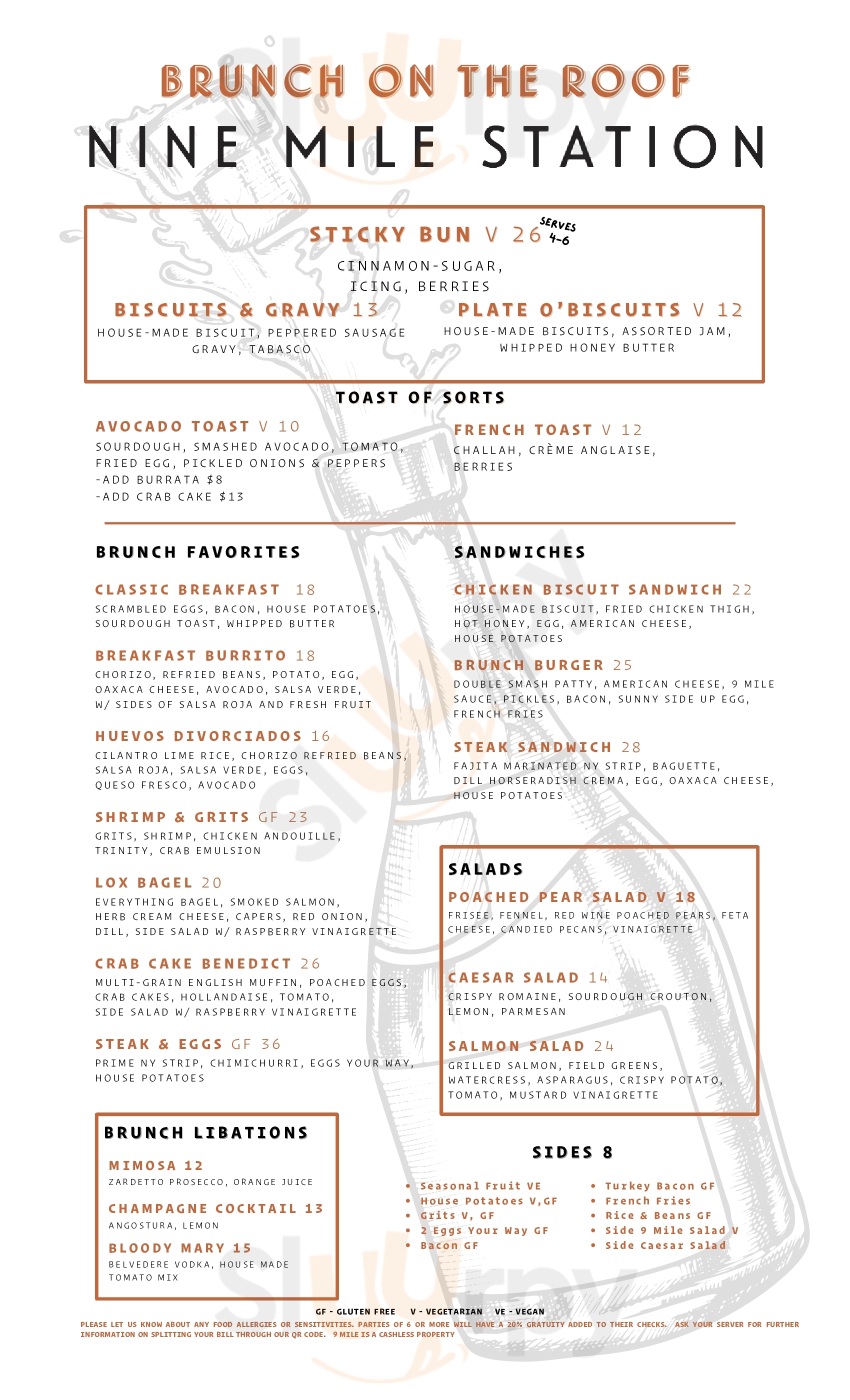 Main Menu - 9 Mile Station